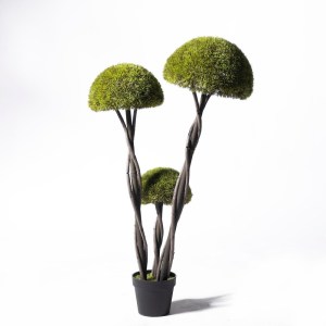 sg-8121-6 SUPERGREENS UV ΤΕΧΝΗΤΟ ΔΕΝΤΡΟ ΜΠΟΝΣΑΙ MOSS MUSHROOM ΤΡΙΠΛΟ ΠΡΑΣΙΝΟ 120 ΕΚ.