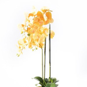 sg-8301-6 SUPERGREENS ΤΕΧΝΗΤΟ ΦΥΤΟ ΟΡΧΙΔΕΑ PHALAENOPSIS ΚΙΤΡΙΝΟ 80 ΕΚ.