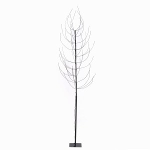 sg-8570-8 SUPERGREENS ΔΙΑΚΟΣΜΗΤΙΚΟ ΔΕΝΤΡΟ ΣΙΔΕΡΕΝΙΟ ΜΑΥΡΟ ΜΕ 118 LED 80X80X150 ΕΚ.