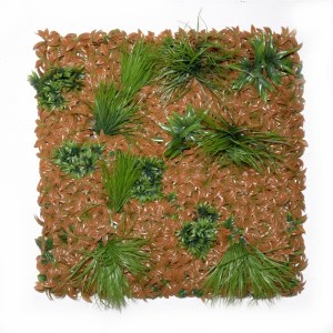 sg-8702-7 SUPERGREENS ΤΕΧΝΗΤΗ ΦΥΛΛΩΣΙΑ ΦΙΚΟΣ ΜΕ ΧΟΡΤΑΡΙ ″BROWNY″ 100X100 ΕΚ.