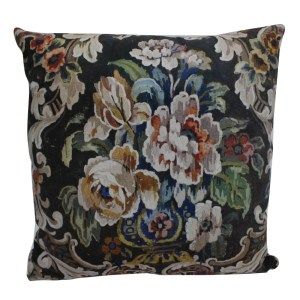 sg-8710-5 SUPERGREENS ΔΙΑΚΟΣΜΗΤΙΚΟ ΜΑΞΙΛΑΡΙ ΒΕΛΟΥΔΙΝΟ BLACK FLORAL ΠΟΛΥΧΡΩΜΟ 45X45 ΕΚ.