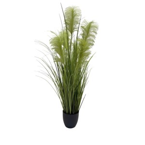 sg-9021-6 SUPERGREENS ΤΕΧΝΗΤΟ ΦΥΤΟ ΧΟΡΤΑΡΙ ″REED″ ΠΡΑΣΙΝΟ 130 ΕΚ.