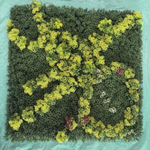 sg-9102-7 SUPERGREENS ΤΕΧΝΗΤΗ ΦΥΛΛΩΣΙΑ MOSS ″AUREA VIGNA″ ΠΡΑΣΙΝΗ 100X100 ΕΚ.