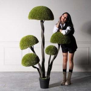 sg-9121-6 SUPERGREENS UV ΤΕΧΝΗΤΟ ΔΕΝΤΡΟ ΜΠΟΝΣΑΙ MOSS MUSHROOM ΠΕΝΤΑΠΛΟ ΠΡΑΣΙΝΟ 180 ΕΚ.