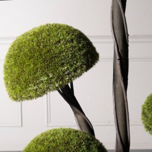 sg-9121-6 SUPERGREENS UV ΤΕΧΝΗΤΟ ΔΕΝΤΡΟ ΜΠΟΝΣΑΙ MOSS MUSHROOM ΠΕΝΤΑΠΛΟ ΠΡΑΣΙΝΟ 180 ΕΚ.