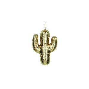 sg-9600-2 SUPERGREENS ΣΤΟΛΙΔΙ ΧΡΙΣΤΟΥΓΕΝΝΙΑΤΙΚΟ ″CACTUS L″ ΠΟΛΥΡΕΖΙΝΗ ΧΡΥΣΟ 6,5 ΕΚ.