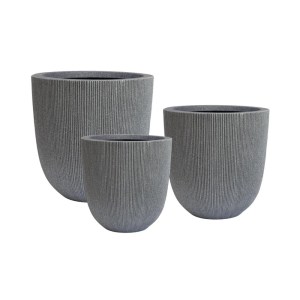 sg-A-3380-8 SUPERGREENS ΓΛΑΣΤΡΑ ΡΗΤΙΝΗΣ ΚΥΛΙΝΔΡΙΚΗ ″CORE STONE″ ΓΚΡΙ S 31X31X31.5 ΕΚ.