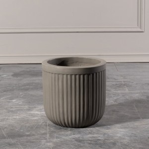 sg-A-5370-8 SUPERGREENS ΓΛΑΣΤΡΑ ΤΣΙΜΕΝΤΕΝΙΑ ΣΤΡΟΓΓΥΛΗ ″GAIA″ ΦΥΣΙΚΗ 30X30X30 ΕΚ.