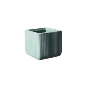 sg-B-2050-8 SUPERGREENS ΓΛΑΣΤΡΑ ΠΗΛΙΝΗ ΤΕΤΡΑΓΩΝΗ STRIPE ΜΕΝΤΑ M 31X31X28 ΕΚ.