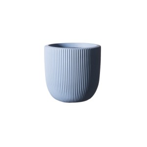 sg-B-6940-8 SUPERGREENS ΓΛΑΣΤΡΑ ΠΗΛΙΝΗ ΣΤΡΟΓΓΥΛΗ STRIPE ΜΠΛΕ M 31X31X28 ΕΚ.