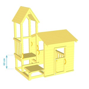 shw-008.001.008.001-1-90-8337 ΞΥΛΙΝΟΣ ΠΥΡΓΟΣ LOOKOUT + ΠΡΟΕΚΤΑΣΗ ΞΥΛΙΝΟΣ ΠΥΡΓΟΣ LOOKOUT 90ΕΚ. ΜΕ ΠΡΟΕΚΤΑΣΗ | SET