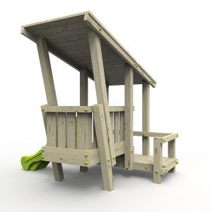 shw-009.006.001.001-1-8725 ΞΥΛΙΝΗ ΠΑΙΔΙΚΗ ΧΑΡΑ | SURF SHACK WHITE RHINO |  SURF SHACK