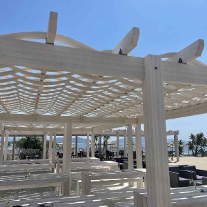 shw-10-99715-12621 WPC ΠΕΡΓΚΟΛΑ ΣΤΗΡΙΞΗ ΣΕ ΤΟΙΧΟ ΜΕ ΣΚΙΑΣΗ RUNNER WPC ΠΕΡΓΚΟΛΑ  ΑΠΟ ΤΟΙΧΟ | 400 X 400ΕΚ.