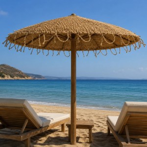 shw-10200-24653 ΣΤΡΟΓΓΥΛΟ ΠΑΝΙ ΚΟΚΟΦΟΙΝΙΚΑ PREMIUM Ø200 ΕΚ. ΓΙΑ ΟΜΠΡΕΛΑ