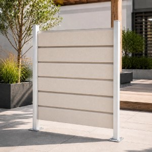 shw-15284-304-24823 WPC ΤΑΒΛΑ ΠΕΡΙΦΡΑΞΗΣ 2,4 × 12,5 × 600 ΕΚ. – ΛΕΥΚΟ / ΜΠΕΖ