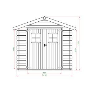 shw-201250-20915 ΞΥΛΙΝΟ ΣΠΙΤΑΚΙ – ΑΠΟΘΗΚΗ ΚΗΠΟΥ 196 × 246 ΕΚ.
