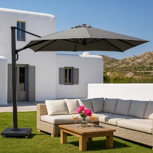 shw-20211-20423 PREMIUM ΟΜΠΡΕΛΑ ΚΗΠΟΥ Ø3.5M ΑΝΘΡΑΚΙ ΓΚΡΙ