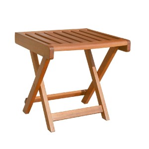 shw-22023-22400 ΒΟΗΘΗΤΙΚΟ ΤΡΑΠΕΖΙ ΞΑΠΛΩΣΤΡΑΣ TEAK 45(Υ) X 40 X 40ΕΚ.