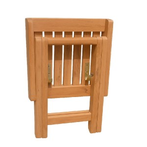 shw-22023-22402 ΒΟΗΘΗΤΙΚΟ ΤΡΑΠΕΖΙ ΞΑΠΛΩΣΤΡΑΣ TEAK 45(Υ) X 40 X 40ΕΚ.
