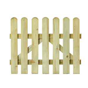 shw-30003-21024 ΞΥΛΙΝΗ ΠΟΡΤΑ ΦΡΑΧΤΗ ΚΗΠΟΥ PREMIUM 80X100ΕΚ