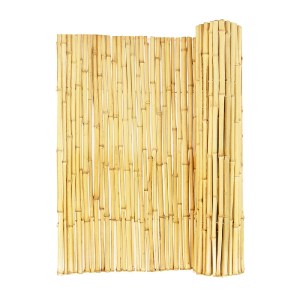 shw-30401-24271 ΚΑΛΑΜΩΤΗ ΚΙΤΡΙΝΟ BAMBOO Ø25-30MM ΜΕ INOX ΣΥΡΜΑ 150 X 250ΕΚ.