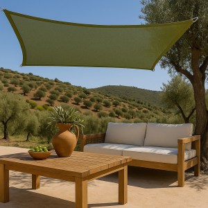 shw-30607-20120 ΠΑΝΙ ΣΚΙΑΣΗΣ PREMIUM 280 GSM - 3 X 5M - OLIVE