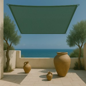 shw-30615-20541 ΠΑΝΙ ΣΚΙΑΣΗΣ ΤΕΤΡΑΓΩΝΟ 280GSM PREMIUM 5 X 5M OLIVE