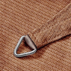 shw-30620-20714 ΠΑΝΙ ΣΚΙΑΣΗΣ ΤΡΙΓΩΝΟ 280GSM PREMIUM 90° - 5 X 5 X 7,1M - ΑΜΜΟΥ