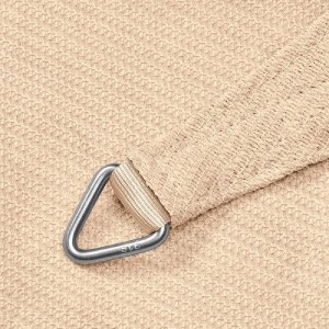 shw-30622-20723 ΠΑΝΙ ΣΚΙΑΣΗΣ ΤΡΙΓΩΝΟ 280GSM PREMIUM 90° - 5 X 5 X 7,1M - ΕΚΡΟΥ