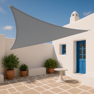 shw-30632-20650 ΠΑΝΙ ΣΚΙΑΣΗΣ ΤΡΙΓΩΝΟ 280GSM PREMIUM 5 X 5 X 5M ΓΚΡΙ