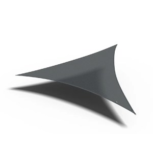 shw-30632-20676 ΠΑΝΙ ΣΚΙΑΣΗΣ ΤΡΙΓΩΝΟ 280GSM PREMIUM 5 X 5 X 5M ΓΚΡΙ