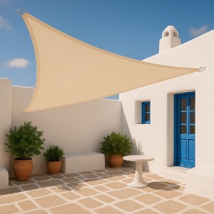 shw-30633-20648 ΠΑΝΙ ΣΚΙΑΣΗΣ ΤΡΙΓΩΝΟ 280GSM PREMIUM 5 X 5 X 5M ΕΚΡΟΥ