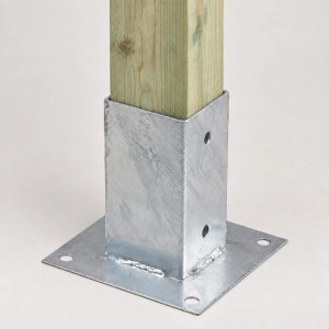 shw-32176-25047 ΒΙΔΩΤΗ ΒΑΣΗ ΞΥΛΟΥ 141 × 141 × 150 MM – ΓΑΛΒΑΝΙΣΜΕΝΗ