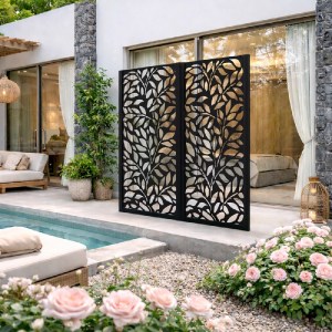 shw-33302-23441 ΔΙΑΚΟΣΜΗΤΙΚΟ ΠΑΝΕΛ ΚΗΠΟΥ JUNGLE ΜΕ ΠΛΑΙΣΙΟ - 180X90ΕΚ.