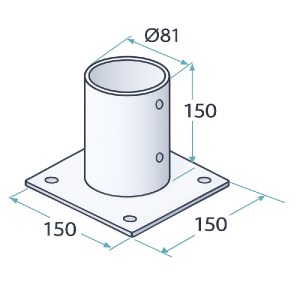 shw-40139-22457 ΒΑΣΗ ΒΙΔΩΤΗ ΓΙΑ ΣΤΡΟΓΓΥΛΗ ΞΥΛΙΝΗ ΔΟΚΟ Ø8 ΕΚ.