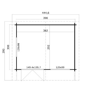 shw-401900-21698 ΞΥΛΙΝΟ ΣΠΙΤΙ ΝΕΦΕΛΗ 410 X 320ΕΚ.