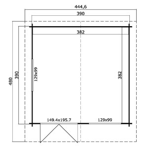 shw-402000-21705 ΞΥΛΙΝΟ ΣΠΙΤΙ ΚΑΛΛΙΟΠΗ 410 X 410 ΕΚ.