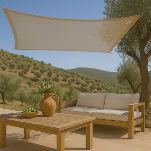 shw-41371-20124 ΠΑΝΙ ΣΚΙΑΣΗΣ PREMIUM 230 GSM - 3 X 5M - ΑΜΜΟΥ