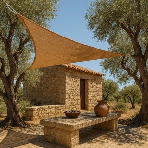 shw-42302-20000 ΠΑΝΙΑ ΣΚΙΑΣΗΣ ΓΙΟΥΤΑ ΤΡΙΓΩΝΑ ΤΡΙΓΩΝΟ ΠΑΝΙ ΣΚΙΑΣΗΣ ΓΙΟΥΤΑ 420GSM 5M X 5M X 5M