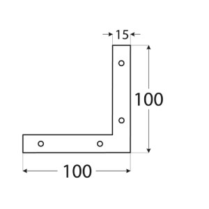 shw-4652-12798 ΓΩΝΙΑ ΣΥΝΔΕΣΗΣ ΞΥΛΟΥ L ΓΩΝΙΑ 200 X 200 X 30MM