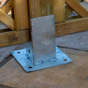 shw-4842-12721 ΒΑΣΗ ΞΥΛΟΥ ΒΙΔΩΤΗ 91 X 91 X150MM