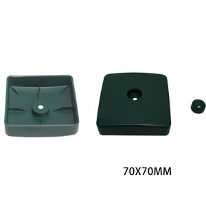 shw-53161-19743 ΚΑΠΑΚΙ ΚΟΛΟΝΑΣ ΠΛΑΣΤΙΚΟ 7X7ΕΚ. ΠΡΑΣΙΝΟ