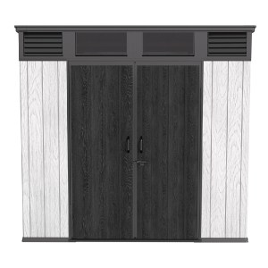 shw-54142-23796 ΑΠΟΘΗΚΗ ΚΗΠΟΥ PP 230X229X237 ΕΚ. ΜΕ ΜΕΤΑΛΛΙΚΟ ΣΚΕΛΕΤΟ