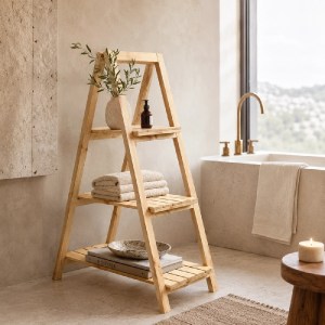 shw-60344-24748 ΞΥΛΙΝΗ ΡΑΦΙΕΡΑ ΣΚΑΛΑ