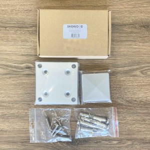 shw-77688-14593 ΒΑΣΗ ΚΑΙ ΚΑΠΕΛΑΚΙ ΚΟΛΩΝΑΣ ΑΝΟΔΙΩΜΕΝΟΥ ΑΛΟΥΜΙΝΙΟΥ BOX