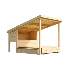 shw-9909100-21623 ΞΥΛΙΝΟ ΠΑΙΔΙΚΟ ΣΠΙΤΙ PIPPI 220 X 164ΕΚ.