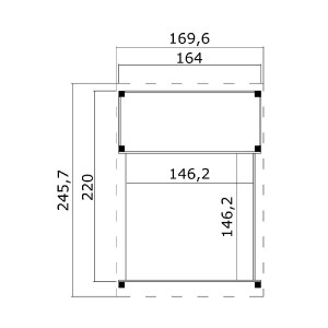 shw-9909100-21625 ΞΥΛΙΝΟ ΠΑΙΔΙΚΟ ΣΠΙΤΙ PIPPI 220 X 164ΕΚ.