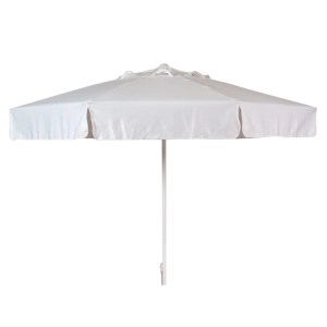 tesias-01670-01670-00-omprela-khpoy-stroggili-polyester-leuko ΟΜΠΡΕΛΑ ΚΗΠΟΥ 300CM 8 ΑΚΤΙΝΕΣ POLYESTER ΛΕΥΚΟ-TESIAS GROUP