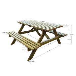 tesias-0800p-0800 ΞΥΛΙΝΟ ΤΡΑΠΕΖΙ ΠΙΚ-ΝΙΚ ΓΙΑ ΚΗΠΟ Η ΠΑΡΑΛΙΑ-TESIAS GROUP