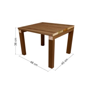 tesias-1257-1257-00 ΞΥΛΙΝΟ ΤΡΑΠΕΖΑΚΙ ΚΗΠΟΥ/ΠΑΡΑΛΙΑΣ 48X45X36CM-TESIAS GROUP